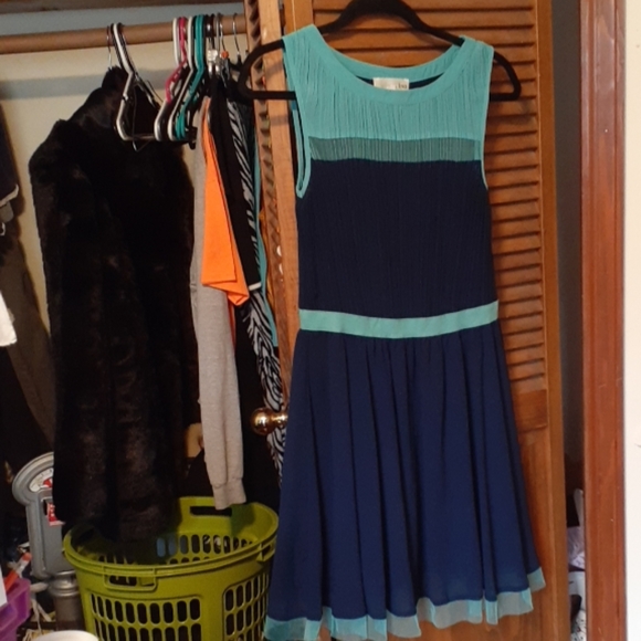 Aniina Dresses & Skirts - 👗💙Navy blue and light blue sheer dress💙👗